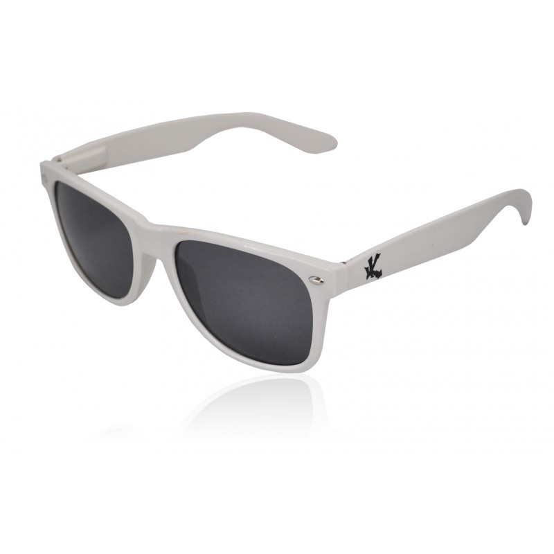 Underground Kulture White Retro Drifter Style Sunglasses Unisex